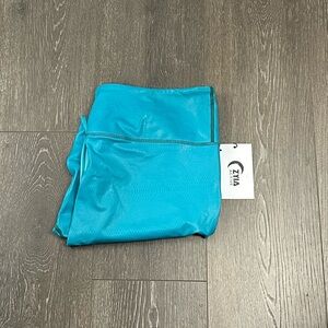 Zyia Teal Venom Metallic Ombré Hi-Rise Tight Sz 20